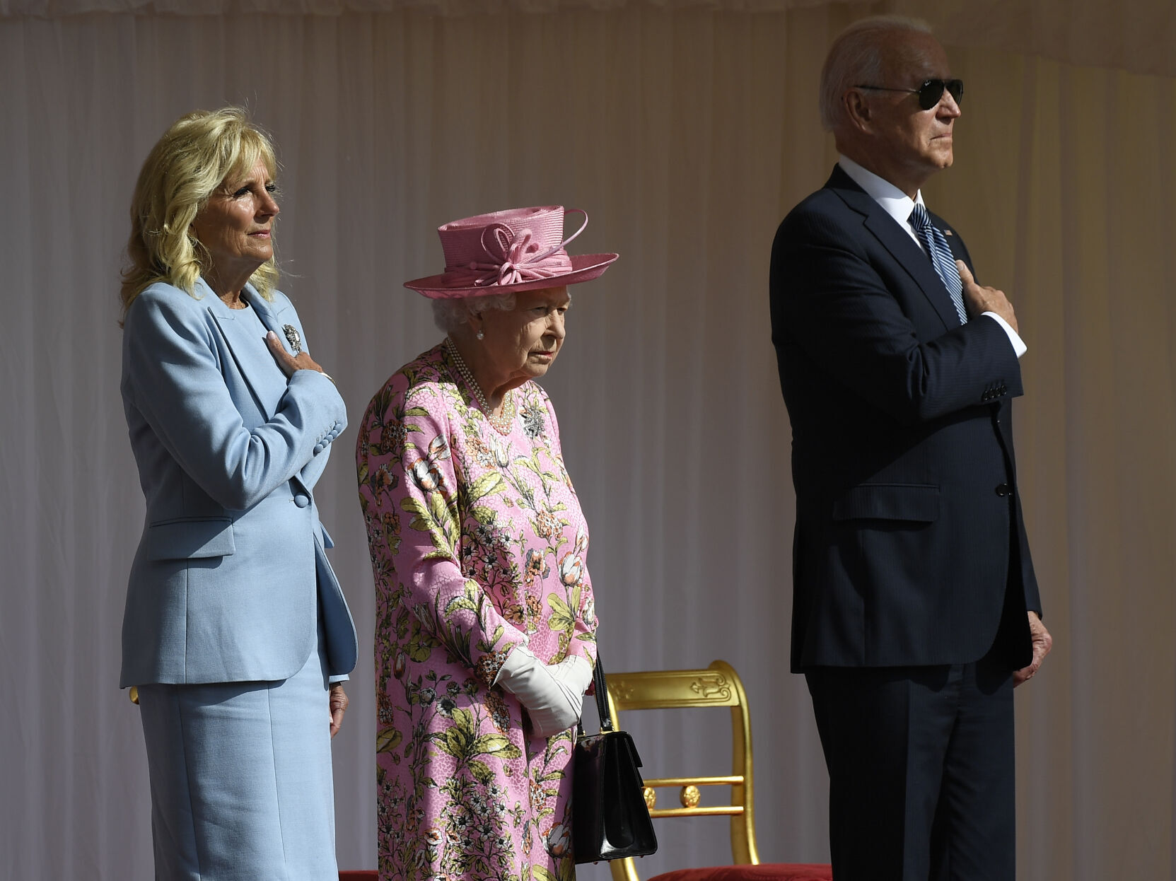 APTOPIX Britain Biden Queen